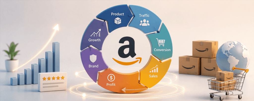 Scale doanh thu Amazon bền vững từ quảng cáo đến thương hiệu